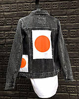 Джинсова куртка джинсовка варенка чорна Київ