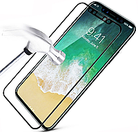 Apple iPhone X Захисне Скло 6D для дисплея, екрана, матриці телефона, чорний колір