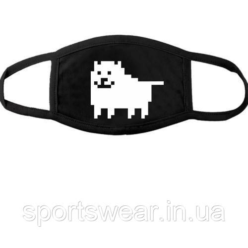 ТКАНИННА МАСКА ДЛЯ ОБЛИЧЧЯ UNDERTALE GAME DOG