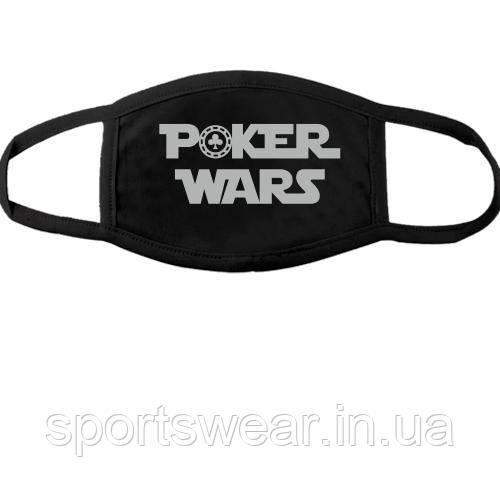 ТКАНИННА МАСКА ДЛЯ ОБЛИЧЧЯ POKER WARS