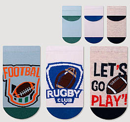 Шкарпетки для хлопчика укорочені літні з малюнком (Go play), BROSS (розмір 9-11 років.)