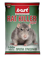 Родентицид Rat Killer (Рат Киллер) 100 г, гранулы, Best-Pest