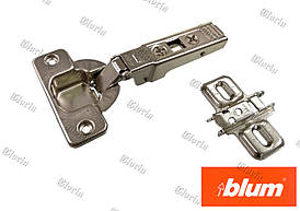 Завіса Blum Clip-Top для профільних дверей накладна 71T9550