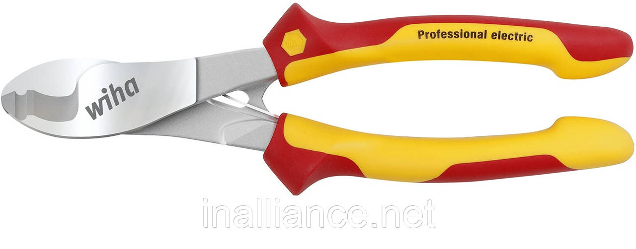 Кабелерізи 180 мм з відкривальною пружиною Professional electric Wiha 43660