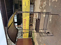 Кованый мангал с крышей  1