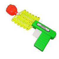 Іграшка висувний кулак для розваг! Пістолет кулак з міцного пластику, з телескопічною пружиною!