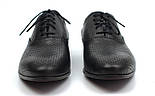 Туфлі літні шкіряні класичні перфорація чоловіче взуття великий розмір Rosso Avangard BS Felicite BlackPerf, фото 5