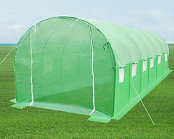 Теплиця з вікнами 18м² Зелений колір (3м х 6м х 2м) Парник Теплица с окнами 18 м2 = 600*300*200 ПОЛЬША