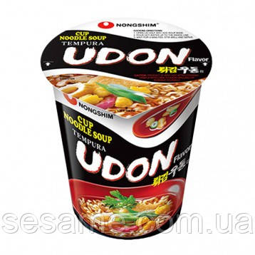 Корейська Локшина швидкого приготування Nongshim Удон у склянці 62g