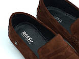 Коричневі чоловічі мокасини замшеві з перфорацією літнє взуття Rosso Avangard ETHEREAL CINNAMON Vel Perf, фото 6