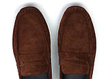 Коричневі чоловічі мокасини замшеві з перфорацією літнє взуття Rosso Avangard ETHEREAL CINNAMON Vel Perf, фото 9
