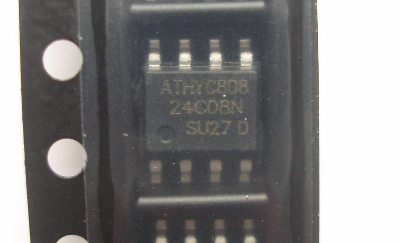 Microchip 24C08 Пам'ять EEPROM I2C Serial SOIC smd (860 ATHYC808 24C08N SU27 D AT24C08N 24C08N AT24N08) 2-Wire
