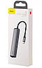 USB-хаб Baseus Mechanical Eye 6 в 1 Type-C to USB3.0*3 + HDMI + RJ45 + Type-C PD Ethernet Grey (CAHUB-J0G), фото 9