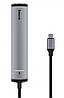 USB-хаб Baseus Mechanical Eye 6 в 1 Type-C to USB3.0*3 + HDMI + RJ45 + Type-C PD Ethernet Grey (CAHUB-J0G), фото 8