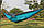 Туристичний гамак підвісний, парашутний шовк, для відпочинку на природі в саду 250х150 см Blue, фото 3
