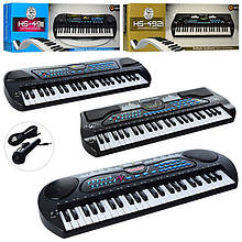 Синтезатор дитячий HS4911-21-31, 49 клавіш, мікрофон, USB зарядний, запис, демо