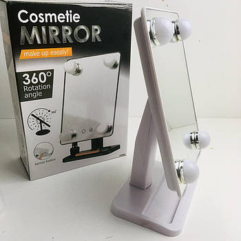 Дзеркало з LED-підсвіткою для макіяжу Cosmetie MIRROR HH-083/EL-624 (20 шт./ясть)