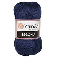 Пряжа Begonia 50гр - 169м (66 Темно-синий) YarnArt