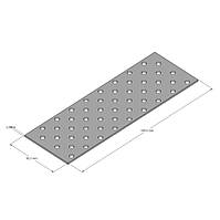 Пластина пряма перфорована 60х180х2,0 мм