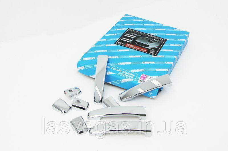 Хром-накладки на ручки Chevrolet Aveo T250 2006-2012