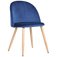 Стул обеденный Sherry beech / blue velvet TM AMF