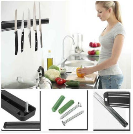 Магнітний тримач для ножів MagicKitchen 33 см, фото 2