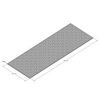 Пластина пряма перфорована 100х280х2,0 мм
