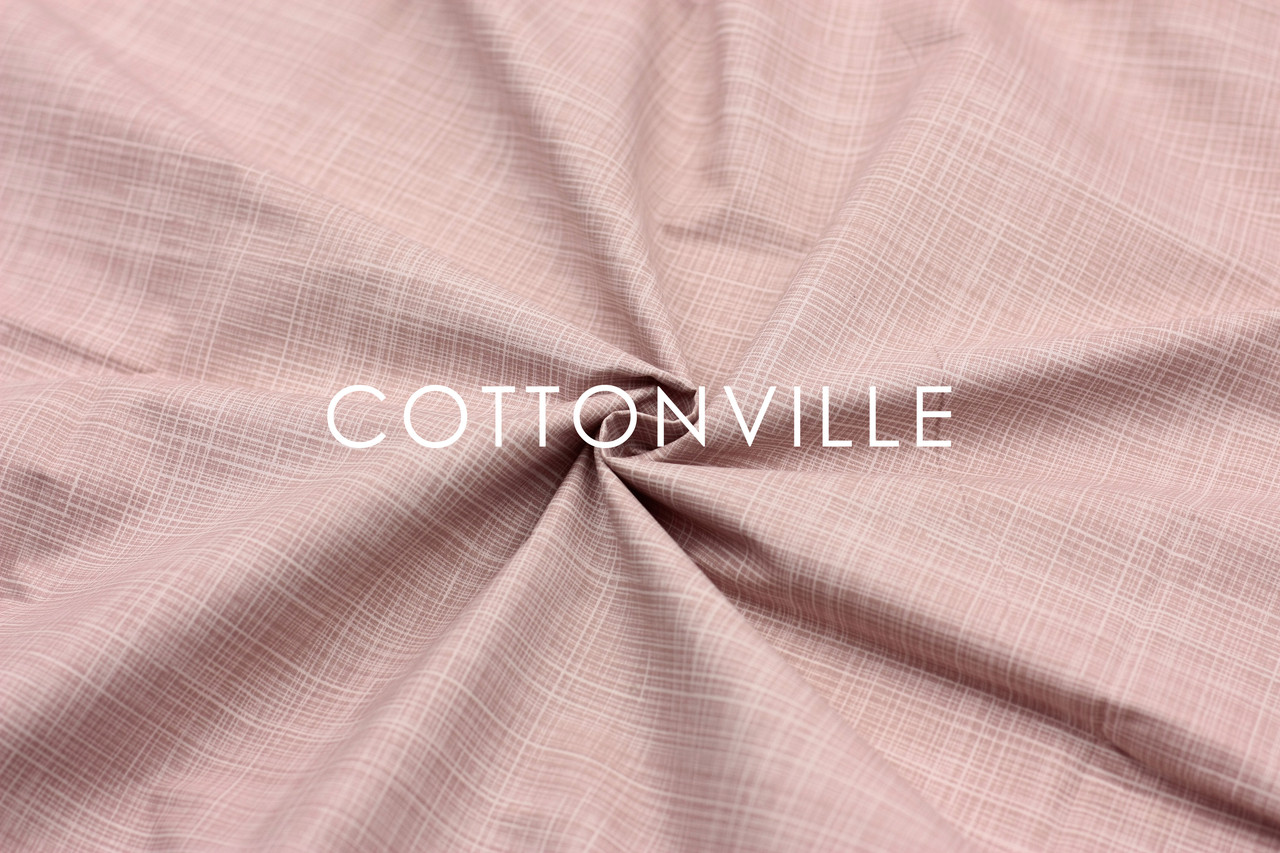 Ранфорс 240 см Полотно пудрово-рожеве Organic cotton, фото 1