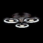 Світлодіодна LED люстра СветМира 120 Вт з підсвічуванням і регулюванням яскравості LS-L8122/3 LED (CF), фото 4