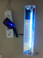 15 м.кв. Бактерицидна лампа (без озону) Osram PURITEC HNS 1 х 8 W T5 + світильник 220 V