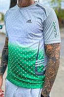 Мужская футболка Adidas Clima 365. Зеленая