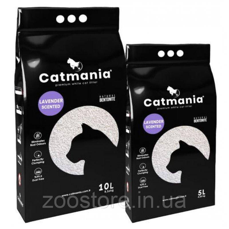Наповнювач мінеральний для котячого туалету Catmania Lavander 5 л
