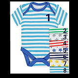 Гарний бодик для хлопчика George, 6-9 міс! Поштучно., фото 8