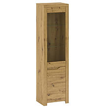 Пенал вітрина у вітальню з ДСП/МДФ Luna A Blonski