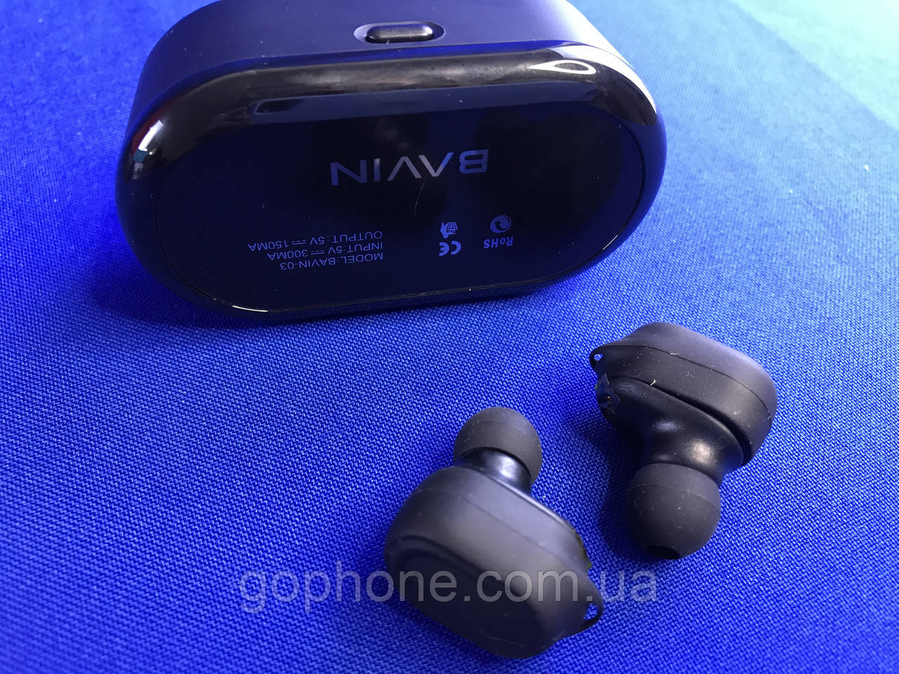 Бездротові Bluetooth-навушники BAVIN 03 з кейсом
