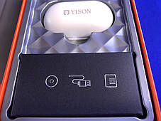 Bluetooth-Навушники з кейсом Yison TWS-T3 White, фото 2