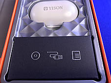 Bluetooth-Навушники з кейсом Yison TWS-T3 White, фото 3