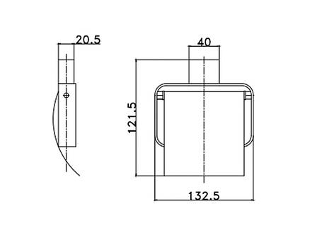 Unique Тримач для туалетного паперу 85605802 чорний ASIGNATURA, фото 2