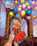 Картина по номерам без коробки Paintboy Следуй за мной Бруклинский мост 40х50см (GX 31142)