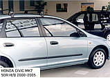 Молдинги на двері для Honda Civic Mk7 5Dr Hatchback 2000-2005, фото 2