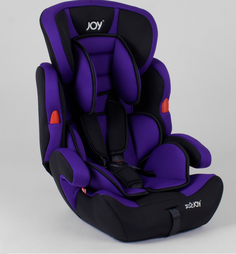 Автокрісло трансформер JOY NB-9777 фіолетовий з бустером 9-36 кг