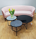 Комплект журнальних столиків Artemida SIGNAL чорний, фото 4