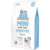 Сухой корм Brit Carе (Брит Кеа) Mini Grain Free Sensitive для собак с чуствительным пищеварением 7 кг