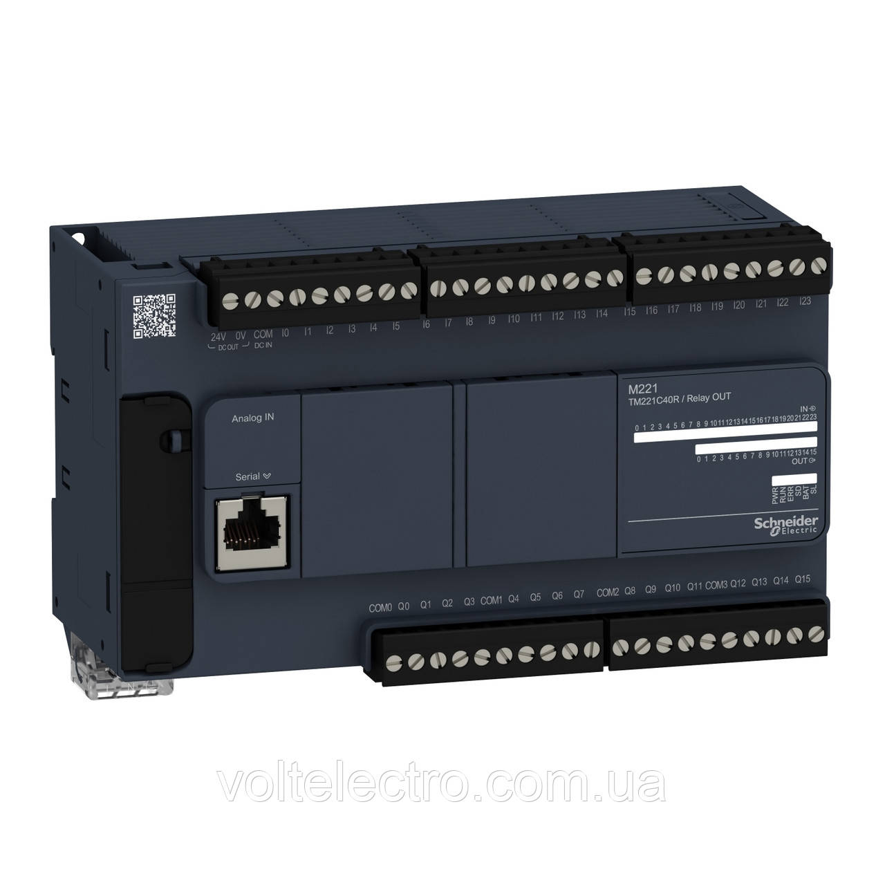 Логический контроллер М221-16IO транзист источник Ethernet 24В - фото 3 - id-p1187884790
