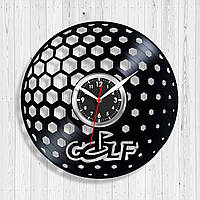 Гольф часы Часы в гольф-клуб Виниловые часы Спорт часы Гольф игра Часы настенные Часы кварцовые 30 см