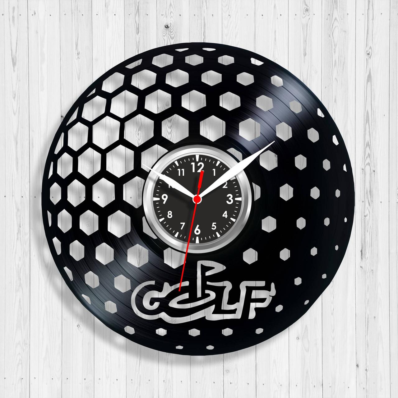 Гольф годинник Годинник у гольф-клуб Вініловий годинник годинник Гольф гра Годинник настінний Годинник кварцовий 30 см