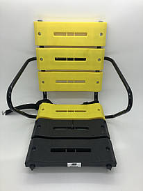 Сидіння дитяче на багажник велосипеда (метал/пластик) жовтий