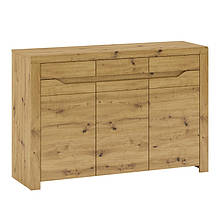 Комод трьохдверний у вітальню з ДСП+МДФ Luna E Blonski