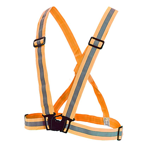 Пояс-жилет свiтловiдбиваючий CXS REFLECTIVE CROSS, помаранчевий