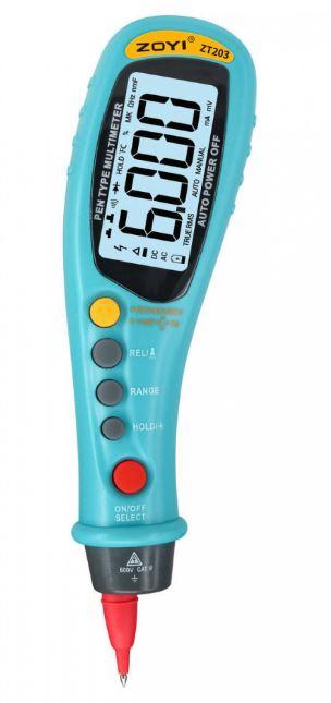 Цифровий мультиметр ZOTEK ZT203 (тестер-ручка)